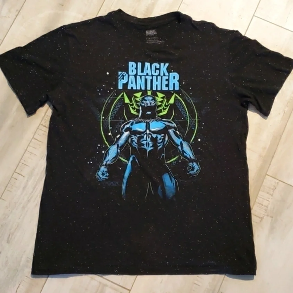 Marvel Black Panther T Shirt Size L